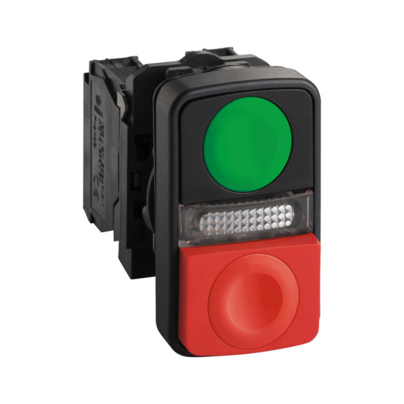  - BUTTON INDICATOR RD GN LED XB5AW73731G5