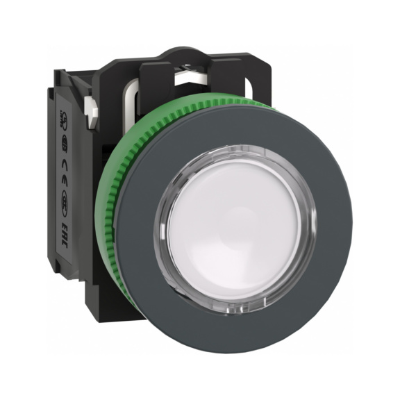  - ILLUMINATED BUTTON 24VAC/DC 1NO WH XB5FW