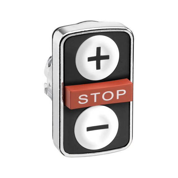  - KOLMOISBUTTON BK RD WH ZB4BA71115