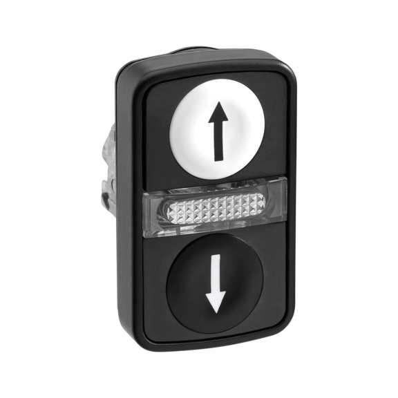  - DOUBLE PUSH BUTTON BK WH ZB4BW7A17247