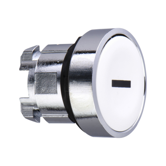 Rubber actuator push-button Harmony XB4 - BUTTON INDICATOR BK WH ZB4BA131 HARMONY