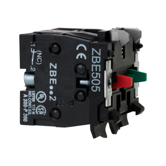 Frame/light module combination Harmony XB4 - CONTACT BLOCK 1NO 24VDC ZBE505 HARMONY