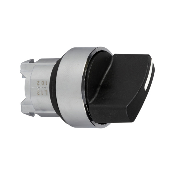 Selector switch head XB4 Harmony - HANDLE 2-POS BK ZB4BD4 HARMONY