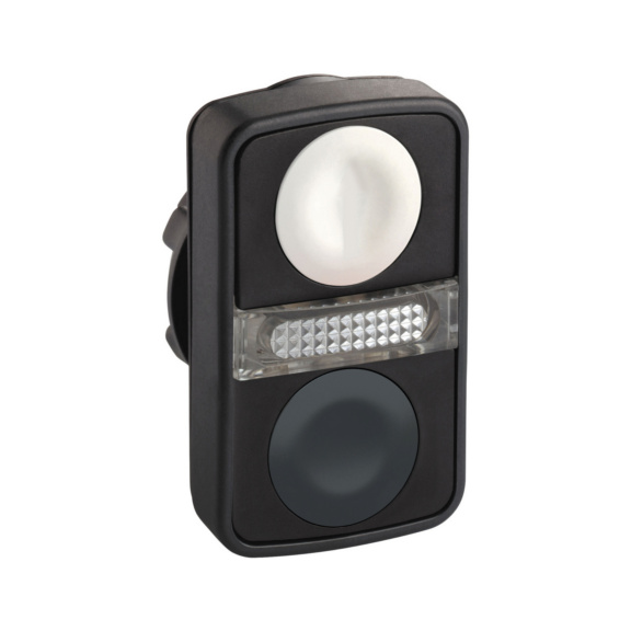  - DOUBLE PUSH BUTTON BK WH ZB5AW7A1720 HAR