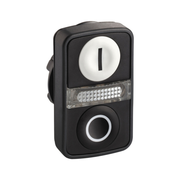  - DOUBLE PUSH BUTTON BK WH ZB5AW7A1721 HAR