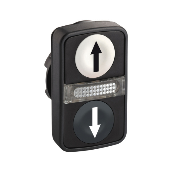  - DOUBLE PUSH BUTTON BK WH ZB5AW7A1724 HAR