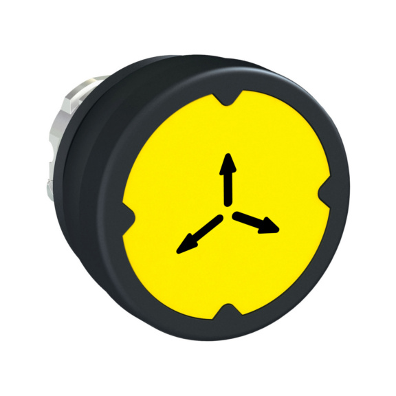  - BUTTON 37MM INDICATOR BK YE ZB4BC58009