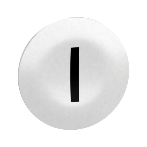  - BUTTON INDICATOR BK WH ZBA7131 HARMONY