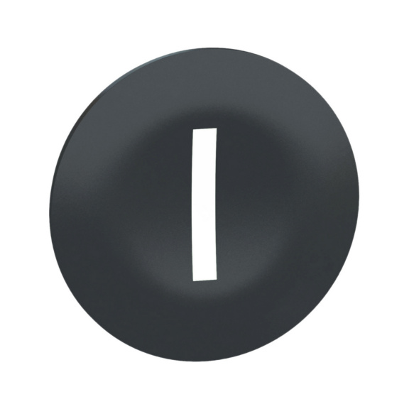  - BUTTON INDICATOR BK WH ZBA7237 HARMONY