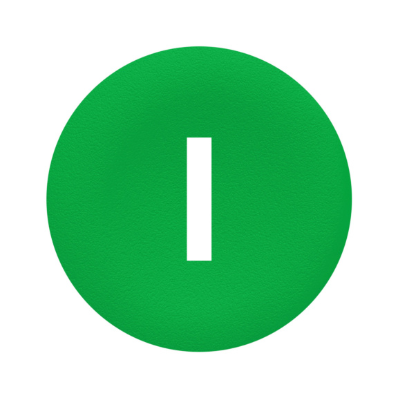  - BUTTON INDICATOR GN WH ZBA7331 HARMONY