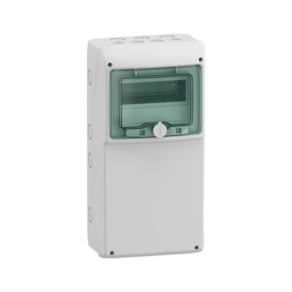 Module enclosure Mureva surface mounted - MODULEC. MUREVA 8MOD 1RIV 236X460 IP65