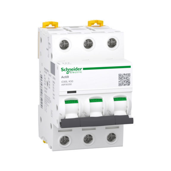 Johdonsuojakatkaisija Acti 9 iC60L - JOHDONSUOJAK. iC60L 3-NAP K50A 15kA