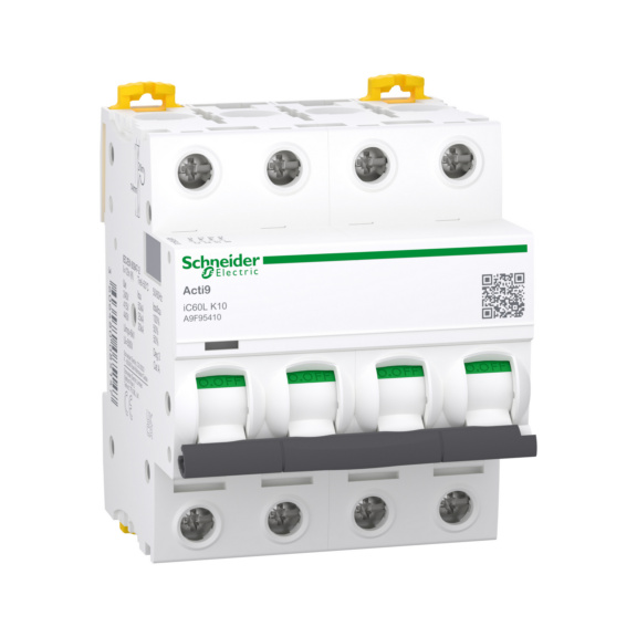 Miniature circuit breaker Acti 9 iC60L - MCB IC60L 4-POL K10A 25KA