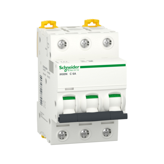 Miniature circuit breaker Acti 9 iK60N - MCB IK60N 3-POL C6A