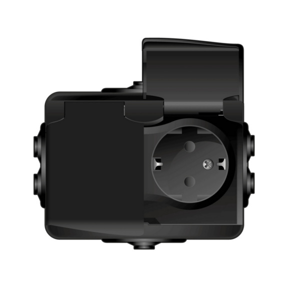 Pintapistorasia IP44 AquaBest - PISTOR. AQUAB 2S/16A/250V/IP44 PPR 0X MU
