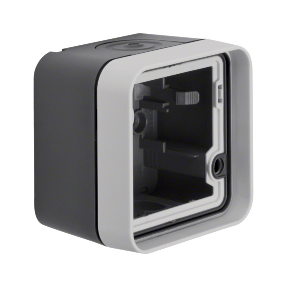  - SURFACE BOX 1-GANG W.1 IP55 GY