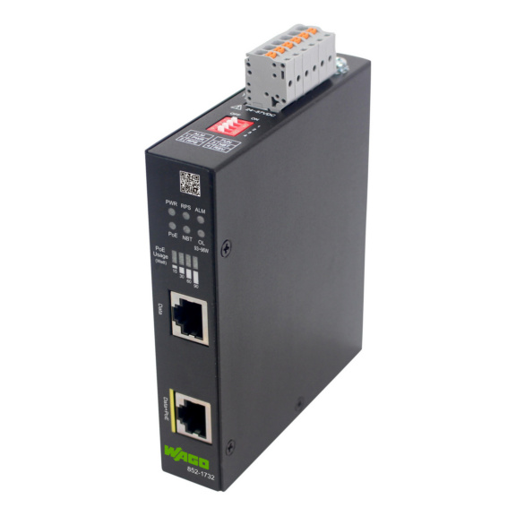 PoE-injektori Wago - INJEKTORI POE 1X90W 852-1732