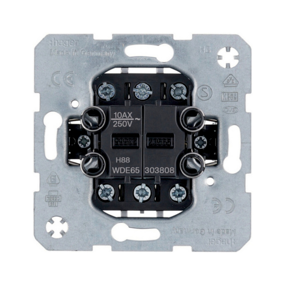 - CHANGEOVER SW BODY 6+6 16A 250V UJ 0X