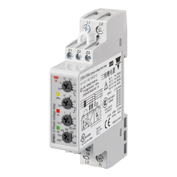  - PHASE SEQ RELAY 1CO/5A