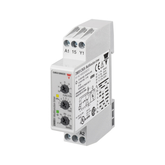  - TIME RELAY DMB51 0.1S-100H 5A 12VDC