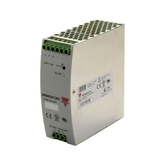 Tehol&auml;hde SPDM - TEHOL&Auml;HDE 24VDC 5,0A 120W, 85-264AC TULO