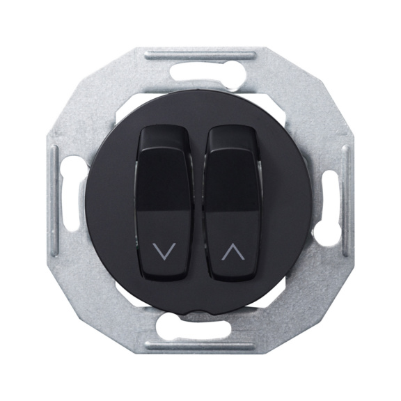  - BUTTON 4T 10A 230V IP21 UKJ BK RENOVA