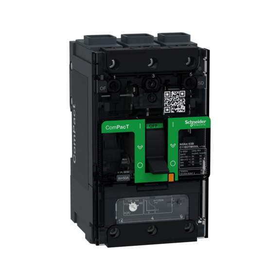 Kompaktikatkaisija ComPact T NSXm - KOMPAKTIKATK. COMP NSXm B 25kA 3P 50A