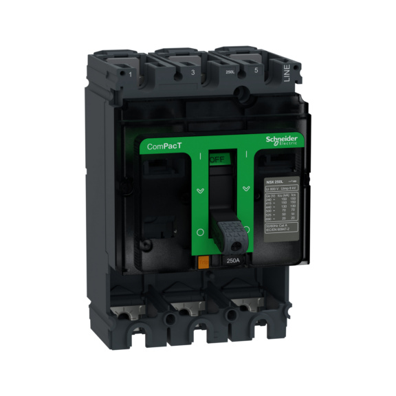 Kompaktikatkaisija ComPact T NSXm - KATKAISIJAN RUNKO COMP NSX100B 25kA 3P