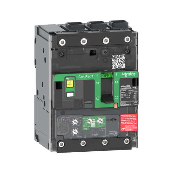 Kompaktikatkaisija ComPact T NSXm - KOMPAKTIKATK. COMP NSXm VIGI E 3P 100A