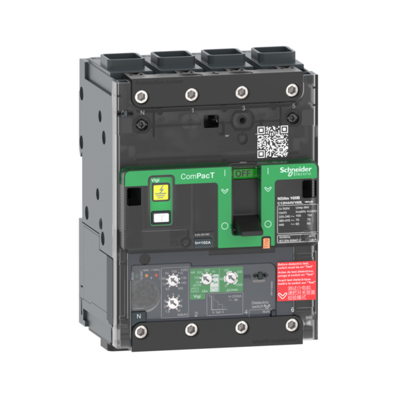  - MCCB COMPACT NSXM VIGI H 4P 160A