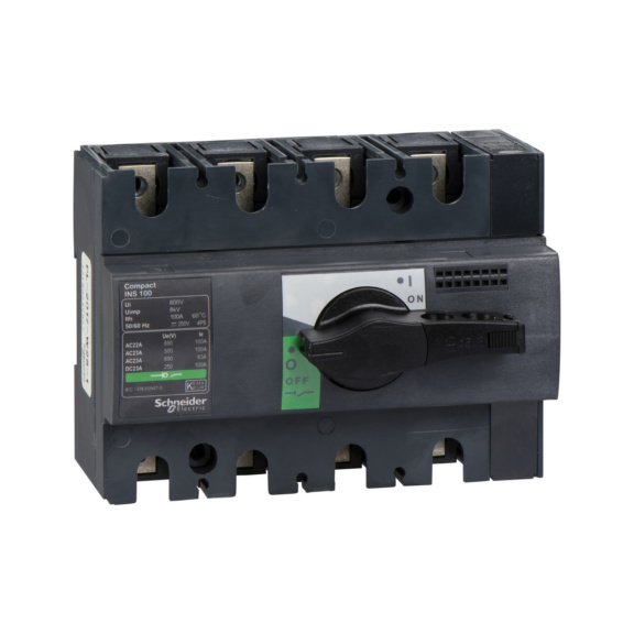 Switch-disconnector ComPacT Schneider - SWITCH DISCONNECTOR COMPACT INS100 4P