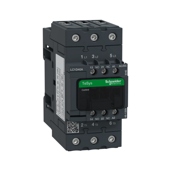 Contactor TeSys D - CONTACTOR TESYS 40A 48-130VACDC