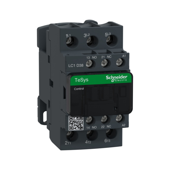 Kontaktori TeSys D - KONTAKTORI TESYS 38A 3S 110VAC LC1D38F7