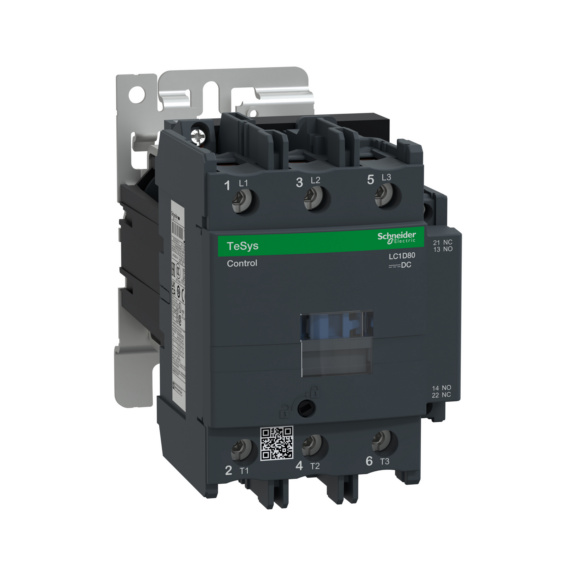 Contactor TeSys D - CONTACTOR TESYS 80A 3NO 110VDC LC1D80FW