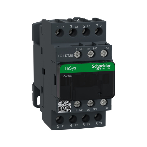 Kontaktori TeSys D - KONTAKTORI TESYS 20A 48VAC LC1DT20E7