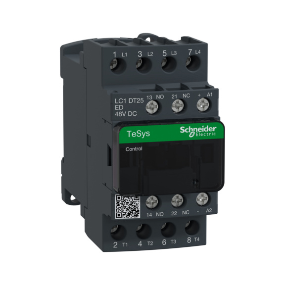 Contactor TeSys D - CONTACTOR TESYS 25A 48VDC LC1DT25ED