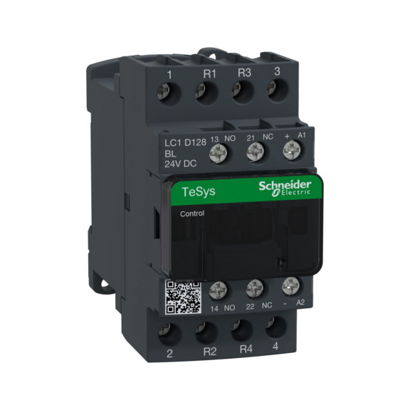 Kontaktori TeSys D - KONTAKTORI TESYS 25A 24VDC LC1D128BL