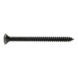 Tapping screw raised countersunk head DIN 7983-C  - DIN 7983C PH 4,2x25 BLACK ZP - 1