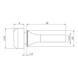 Foot TRBPM-3 - PULL MOUNT RUBBER TRBPM-3 63SHA - 2