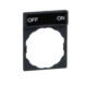 Plate Harmony XB4/XB5 - IND. LIGHT PLATE XB4/5 30X40MM HARMONY - 1