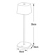 Table lamp IP54 CAPRI - LUMINAIRE CAPRI 7814-250 IP54 2,2W WT - 2