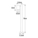  - LUMINAIRE MODENA 7517-750 IP44 GU10 BK - 2