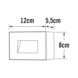 Sein&auml;valaisin IP54 CHIERI - VALAISIN CHIERI 7862-250 IP54 4W VA - 2