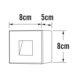 Wall luminaire IP54 CHIERI - LUMINAIRE CHIERI 7864-750 IP54 1,5W BK - 2