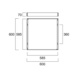  - SURFACE MOUNTING KIT 600X600X70 - 2