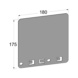 Mounting plate MP MP-bolagen - MOUNTING PLATE 175X180MM MP-110S - 2