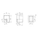Muovikotelo 44 CE-sarja GWTPLAST 75 - ASENNUSKOTELO 120X80X120 IP56 GW44215 - 2
