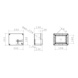 Muovikotelo 44 CE-sarja GWTPLAST 75 - ASENNUSKOTELO 240X190X130 IP56 GW44118 - 2