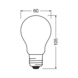 LED lamp CLASSIC A LED PERFORMANCE DIM matte - LED-LAMP CLA 5,9W/840 806lm E27 FR - 2
