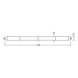 LED tube T5 HE28 AC (230V) 1200mm - LED-PIPE T5 AC HE28 1200 865 2400lm - 2